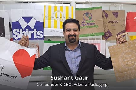This entrepreneur from Noida rebuilt his paper bag business, grew 10X amid the pandemic